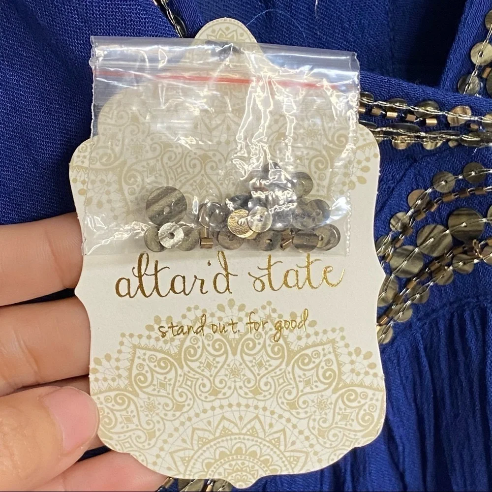 NWT Altar'd State sequined boho dress - Picture 8 of 10